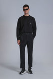 Lufian Oversize Erkek Sweatshirt - Minimalist Stil, Uzun Kol, Yuvarlak Yaka