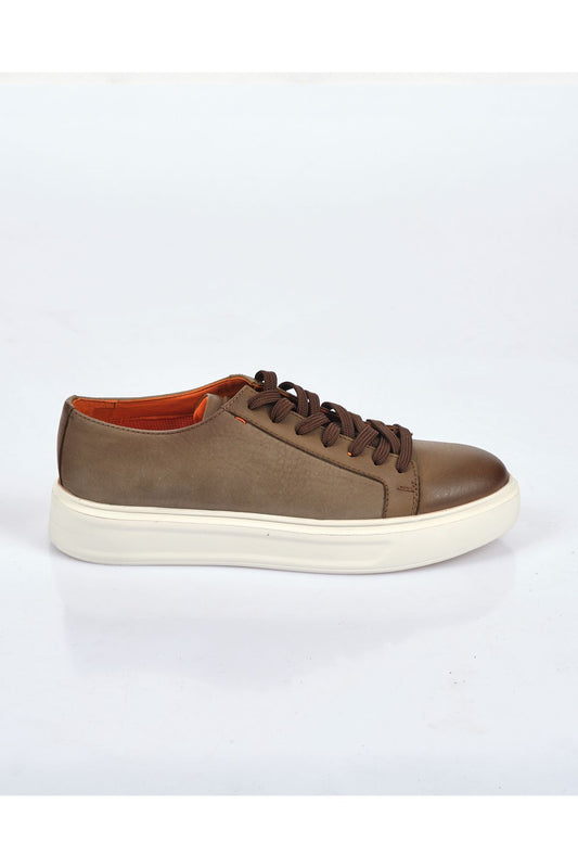 Marco Rossi Minimalist Deri Erkek Sneaker - Günlük Spor Ayakkabı