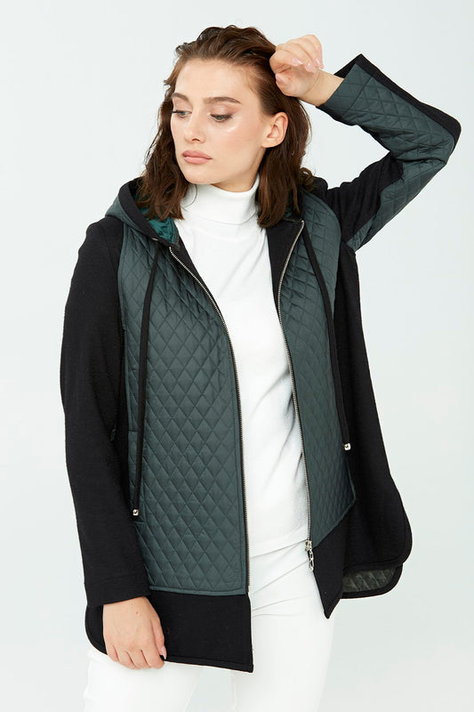 Patterned Women's Coat 22221400