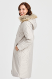 Women's Hooded Plaid Long Quilted Coat Pattern