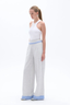 Nocturne Oversize Minimalist Kadın Pantolon - Geniş Paça Günlük