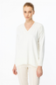 On Kadın V Yaka Oversize Kazak - Minimalist ve Rahat