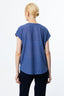 On Minimalist Oversize Kadın Bluz - Yuvarlak Yaka Kısa Kol