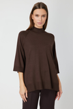 On Oversize 3/4 Sleeve Minimalist Women's Sweater - Everyday Chic