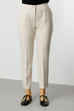 Ekol BB Minimalist Women's Trousers - 7/8 Length - High Waist - Straight Cut