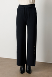 Buttoned Knit Trousers