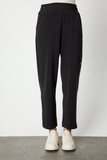 Button Detail Wide Leg Trousers On