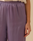 Scl Oversize Midi Saten Pantolon - Günlük & Gece Kombinleri