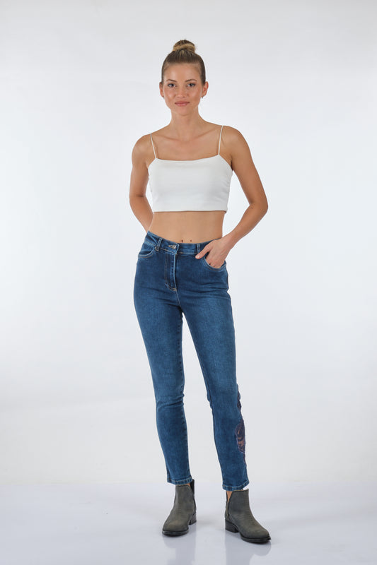 Women's Lace Embroidered Trousers Seleste