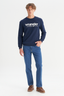 Texas Pamuklu Straight Fit Cepli Esnek Jean Kot Denim Pantolon Wrangler
