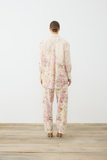 Flora Patterned Linen Trouser Suit Tailor Shop