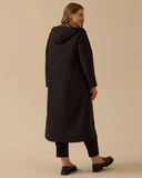 Plus size lined trench coat with pockets Gala-Xi