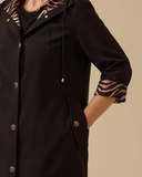 Plus size lined trench coat with pockets Gala-Xi