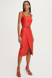 Perspective Midi Wrap Etek - Minimalist Şıklık