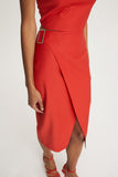 Perspective Midi Wrap Etek - Minimalist Şıklık