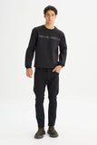 Regular Fit Normal Kesim Bisikler Yaka Sweatshirt Lee