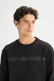 Regular Fit Normal Kesim Bisikler Yaka Sweatshirt Lee