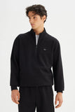 Regular Fit Sweatshirt with Zipper Detail - Lee