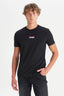 Regular Fit Normal Kesim Siyah Minimal Logo Tişört T-Shirt Wrangler