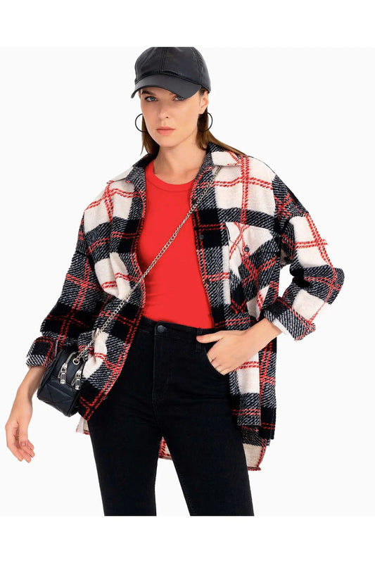 Seçil Women's Lumberjack Shirt 221201039