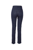 Seleste Minimalist Nakışlı Kadın Pantolon - Yüksek Bel Midi