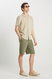 Regular Fit Soft Textured Khaki Shorts Wrangler