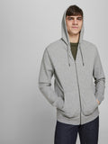 Jack&Jones Oversize Fermuarlı Kapüşonlu Erkek Sweatshirt - Günlük ve Spor