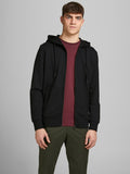 Jack&Jones Oversize Fermuarlı Kapüşonlu Erkek Sweatshirt - Günlük ve Spor