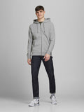 Jack&Jones Oversize Fermuarlı Kapüşonlu Erkek Sweatshirt - Günlük ve Spor
