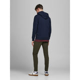 Jack&Jones Oversize Fermuarlı Kapüşonlu Erkek Sweatshirt - Günlük ve Spor