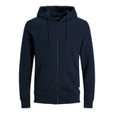 Jack&Jones Oversize Fermuarlı Kapüşonlu Erkek Sweatshirt - Günlük ve Spor
