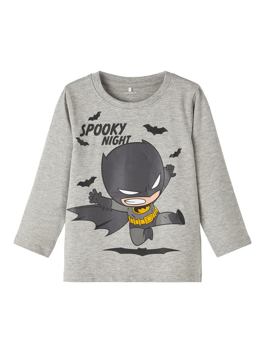Batman Baskılı Uzun Kol Çocuk Sweatshirt-Yumuşak ve Rahat