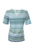 Canel Minimalist Striped Women's T-Shirt - Short Sleeve - Casual