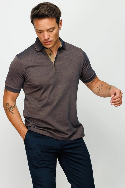 Patterned Men's T-Shirt DSN805