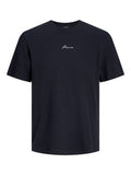 Jack&Jones Minimalist Oversize Erkek Tişört - Kısa Kol Yuvarlak Yaka