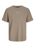 Jack&Jones Minimalist Oversize Erkek Tişört - Kısa Kol Yuvarlak Yaka