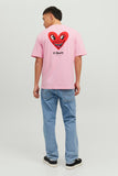 Jack&Jones Oversize Erkek T-Shirt - Kısa Kol - Minimalist Stil