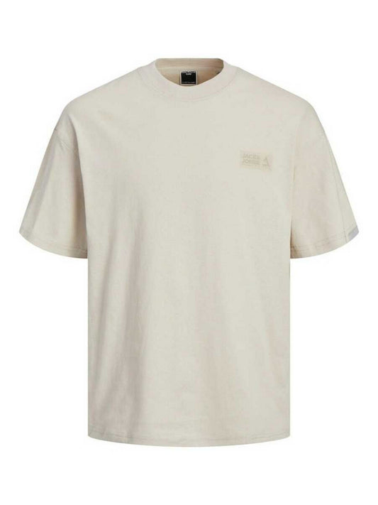 Jack&Jones Oversize Minimalist Erkek T-Shirt - Kısa Kol - Günlük Stil