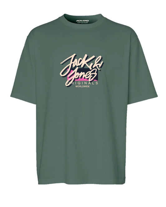 Jack&Jones Oversize Minimalist Erkek T-Shirt - Günlük Stil