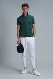 Lufian Minimalist Polo Yaka Kısa Kol Erkek T-Shirt - Günlük Şıklık