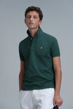 Lufian Minimalist Polo Yaka Kısa Kol Erkek T-Shirt - Günlük Şıklık