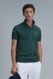 Lufian Minimalist Polo Yaka Kısa Kol Erkek T-Shirt - Günlük Şıklık