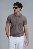 Lufian Minimalist Polo Yaka Kısa Kol Erkek T-Shirt - Günlük Şıklık