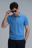 Lufian Minimalist Polo Yaka Kısa Kol Erkek T-Shirt - Günlük Şıklık