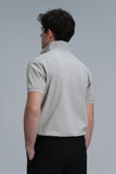 Lufian Minimalist Polo Yaka Kısa Kol Erkek T-Shirt - Günlük Şıklık