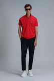 Lufian Minimalist Polo Yaka Kısa Kol Erkek T-Shirt - Günlük Şıklık