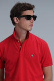 Lufian Minimalist Polo Yaka Kısa Kol Erkek T-Shirt - Günlük Şıklık