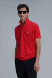 Lufian Minimalist Polo Yaka Kısa Kol Erkek T-Shirt - Günlük Şıklık