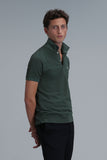 Lufian Minimalist Polo Yaka Kısa Kol Erkek T-Shirt - Günlük Şıklık