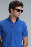 Lufian Minimalist Polo Yaka Kısa Kol Erkek T-Shirt - Günlük Şıklık